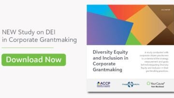 NEW study on DEI in corporate grantmaking download now report