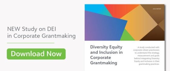 NEW study on DEI in corporate grantmaking download now report