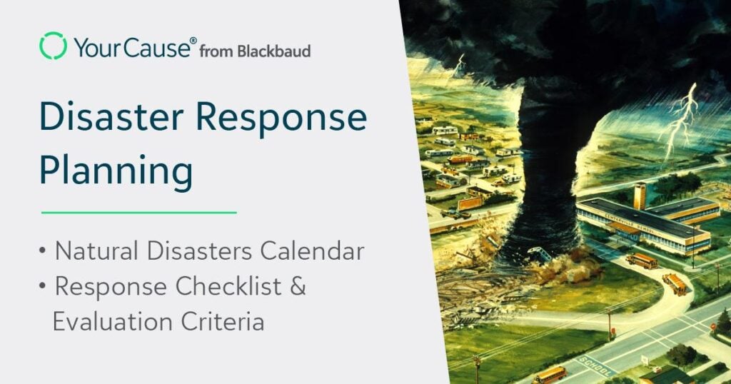 Disaster response planning banner