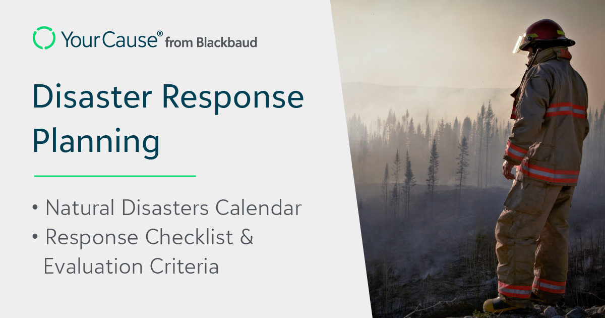 Disaster Response Planning checklist banner