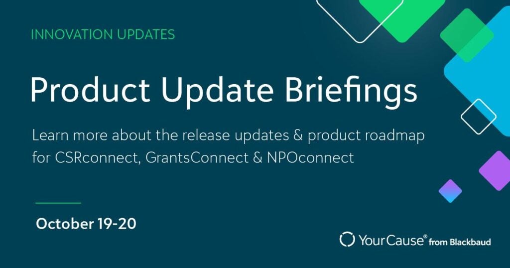 Product update briefings banner