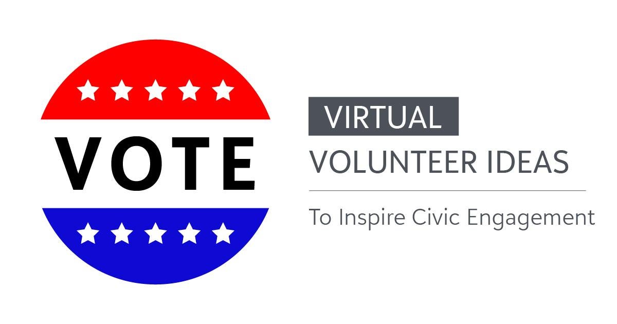 vote virtual volunteer ideas banner