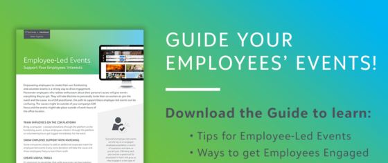 Employee Led events guide your employees' events banner