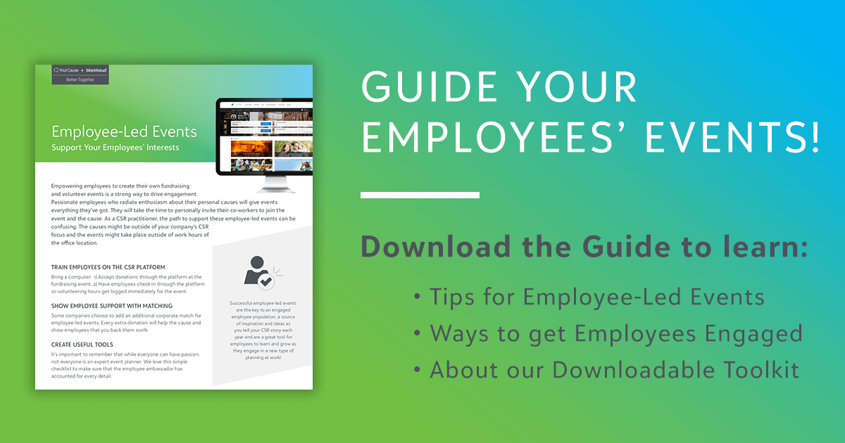 Employee Led events guide your employees' events banner