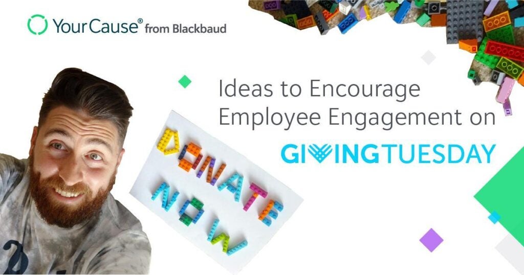 Ideas to encourage employee engagement on giving Tuesday banner