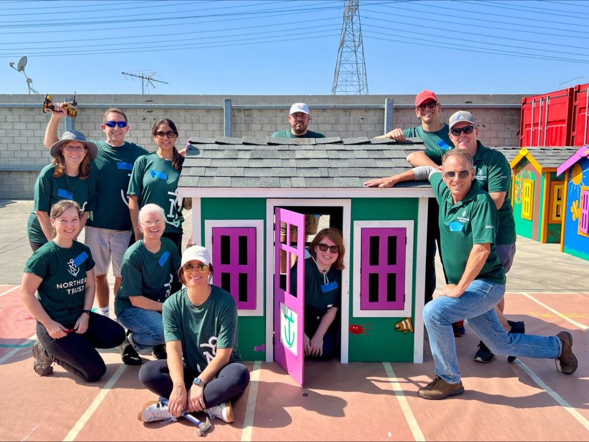 Habitat for Humanity play houses Los Angeles