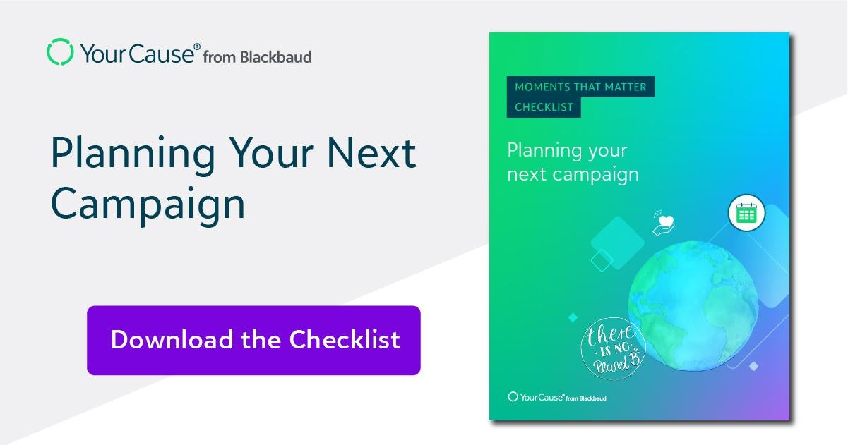 Planning your next campaign checklist banner