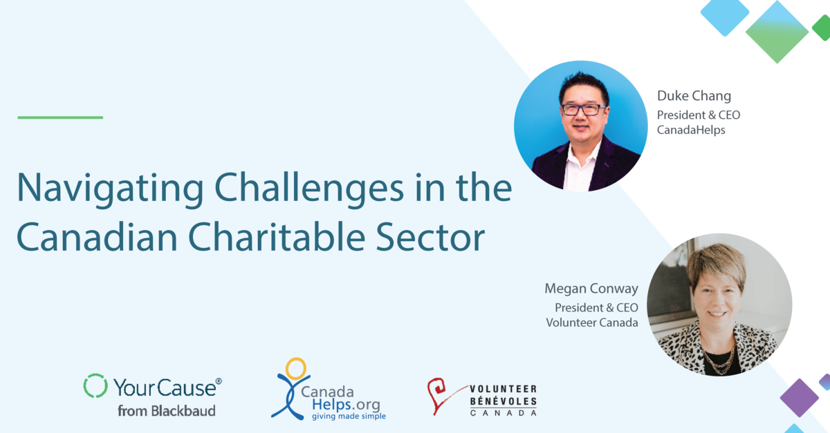 Webinar Navigating Challenges in the Canadian Charitable Sector banner