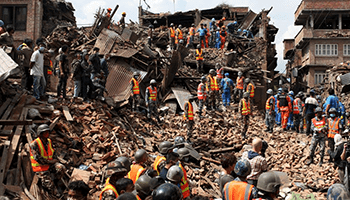 Nepal earthquake damage