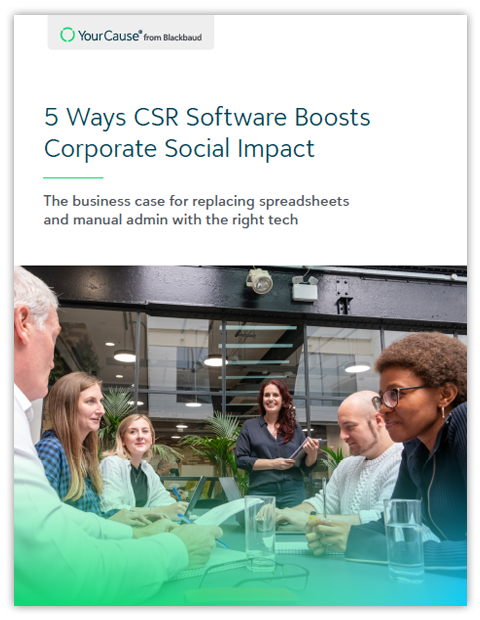 5 Ways CSR Software Boosts Corporate Social Impact toolkit cover page